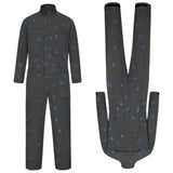 GADGET JUMPSUIT grey with blue